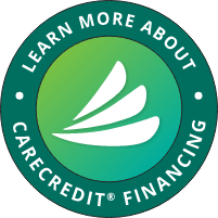 Learn more about Care Credit financing badge